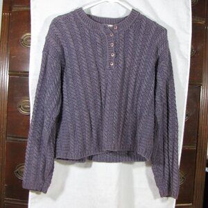 B. Moss Sweater  Purple Plum size Medium